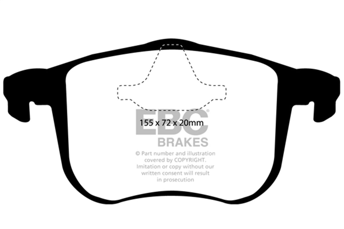 EBC Brakes - Greenstuff 2000 Series Sport Brake Pads - DP21416