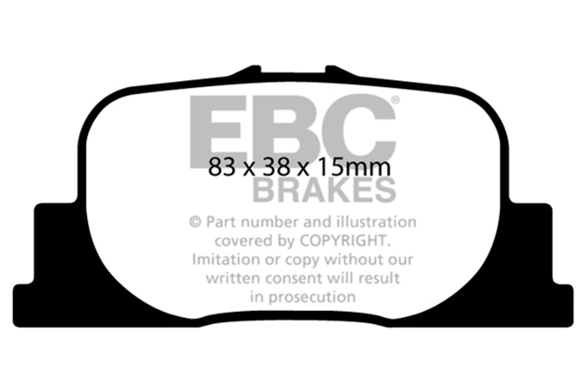 EBC Brakes - Ultimax OEM Replacement Brake Pads - UD835