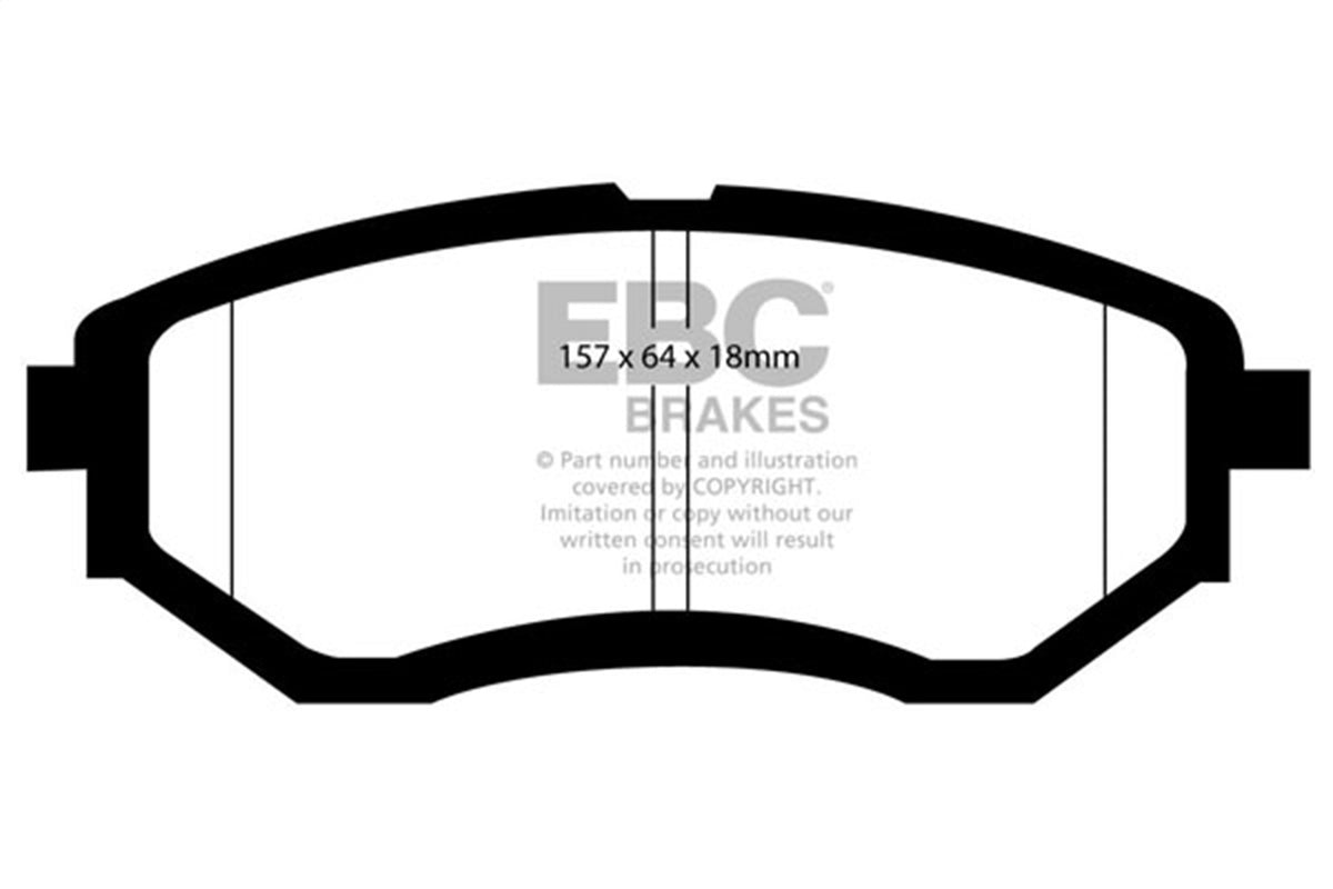 EBC Brakes - Yellowstuff Street And Track Brake Pads - DP41583R
