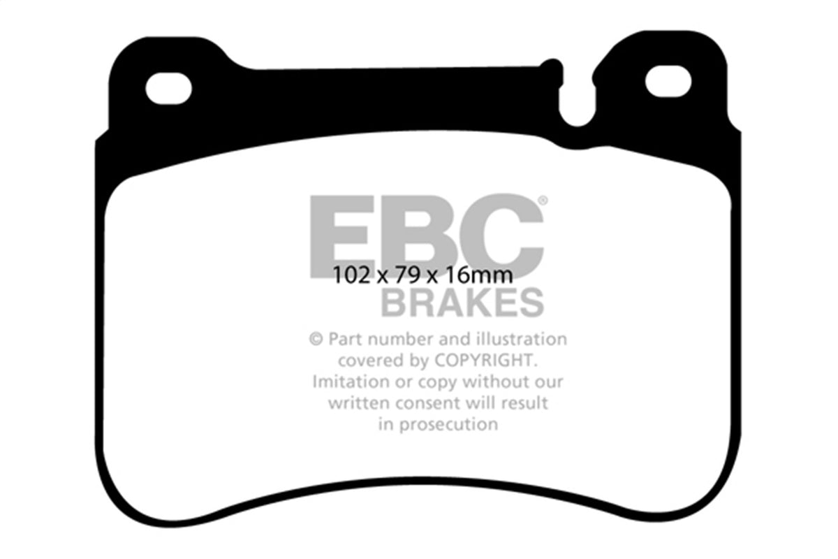 EBC Brakes - Yellowstuff Street And Track Brake Pads - DP41590R