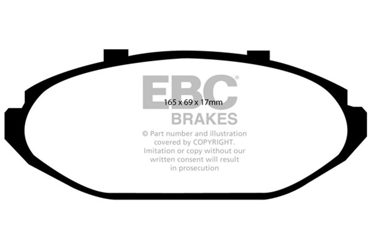 EBC Brakes - Yellowstuff Street And Track Brake Pads - DP41615R