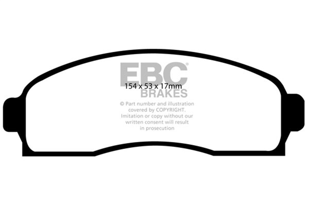 EBC Brakes - Ultimax OEM Replacement Brake Pads - UD833