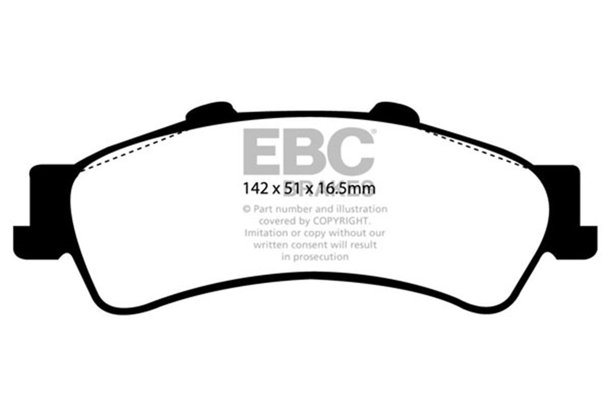 EBC Brakes - Greenstuff 2000 Series Sport Brake Pads - DP21630