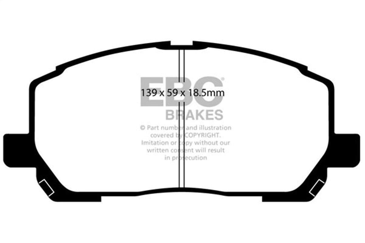 EBC Brakes - Yellowstuff Street And Track Brake Pads - DP41634R