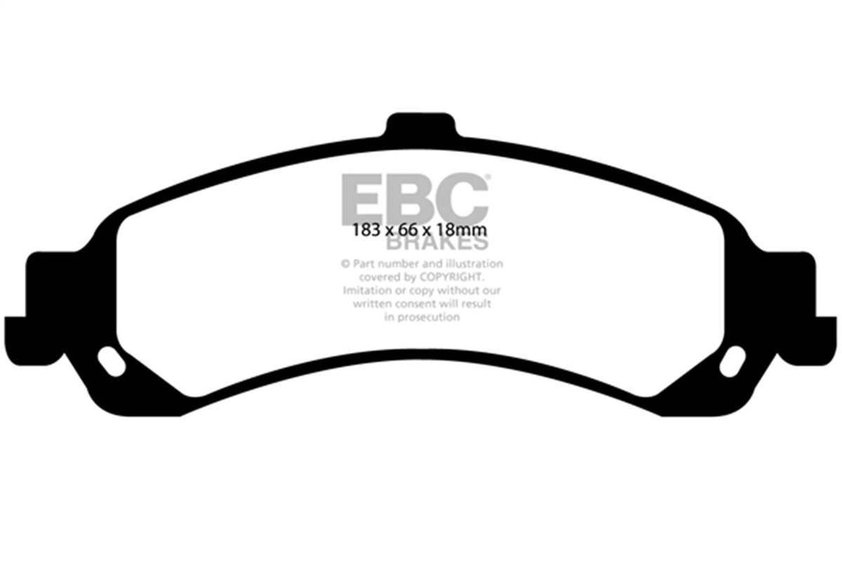 EBC Brakes - 6000 Series Greenstuff Truck/SUV Brakes Disc Pads - DP61635