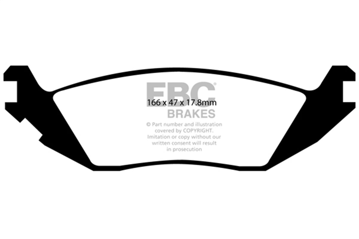 EBC Brakes - Ultimax OEM Replacement Brake Pads - UD898