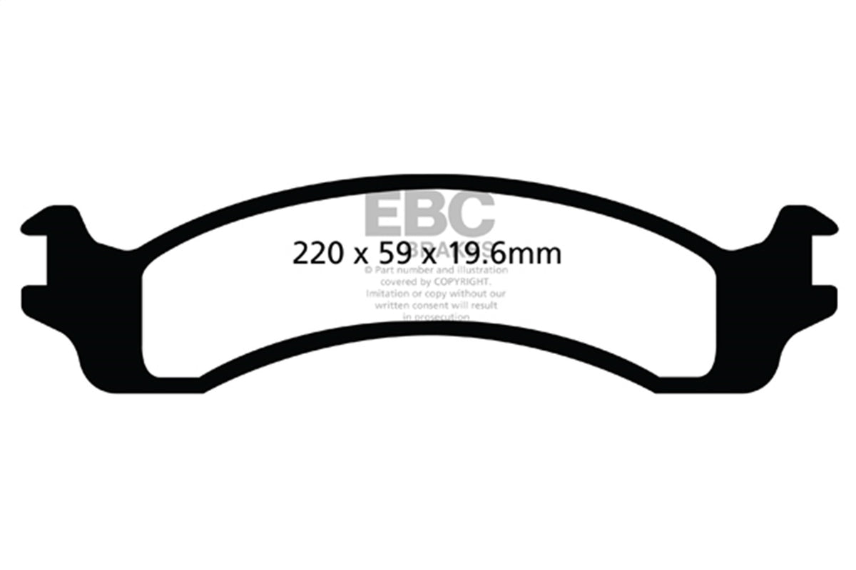 EBC Brakes - Ultimax OEM Replacement Brake Pads - UD859
