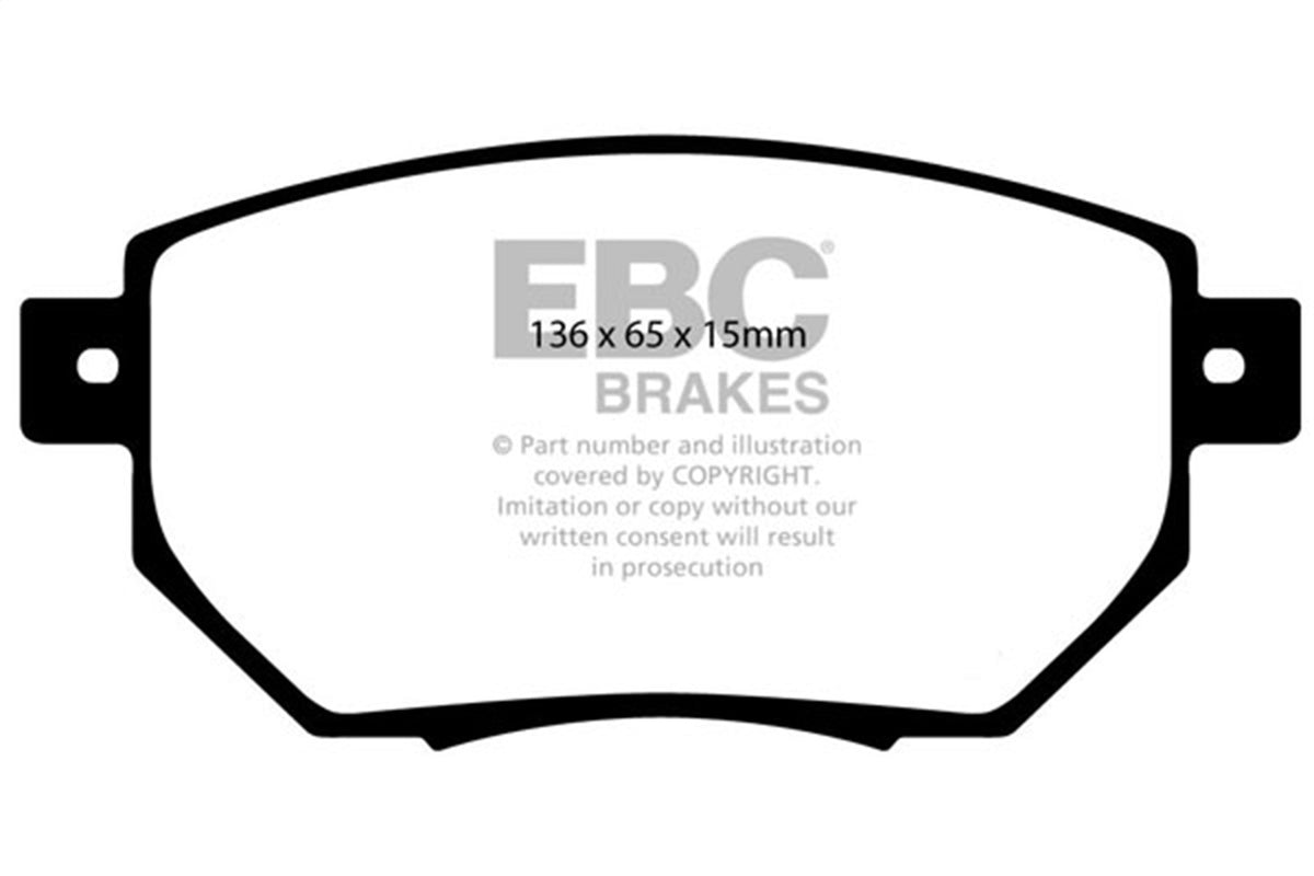 EBC Brakes - 6000 Series Greenstuff Truck/SUV Brakes Disc Pads - DP61659