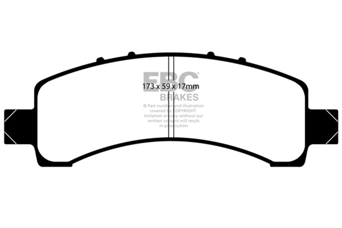 EBC Brakes - 6000 Series Greenstuff Truck/SUV Brakes Disc Pads - DP61667