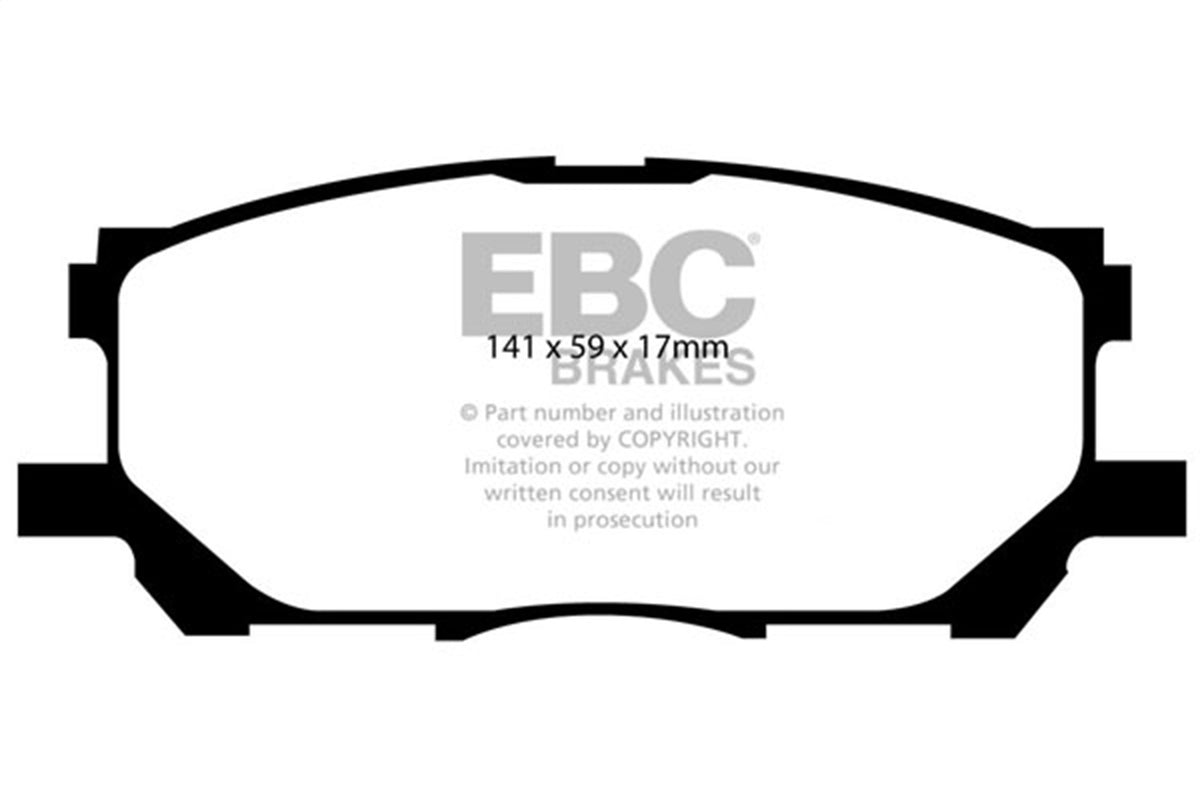 EBC Brakes - Yellowstuff Street And Track Brake Pads - DP41681R