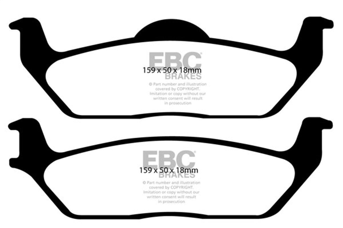 EBC Brakes - 6000 Series Greenstuff Truck/SUV Brakes Disc Pads - DP61697