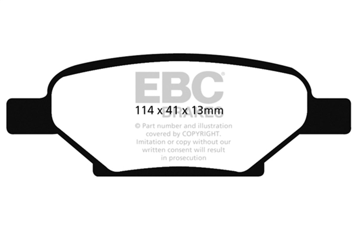 EBC Brakes - Redstuff Ceramic Low Dust Brake Pads - DP31704C