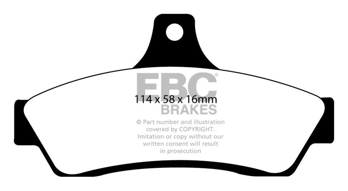 EBC Brakes - Redstuff Ceramic Low Dust Brake Pads - DP31711C
