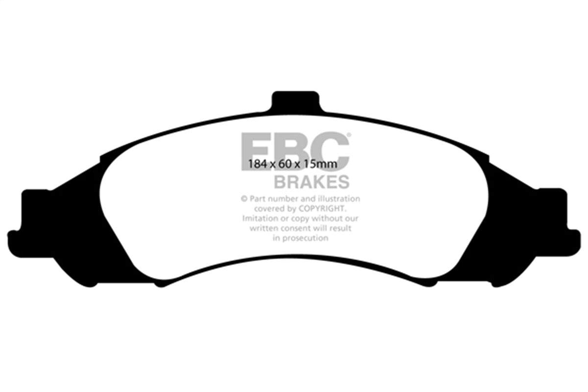 EBC Brakes - Redstuff Ceramic Low Dust Brake Pads - DP31721C