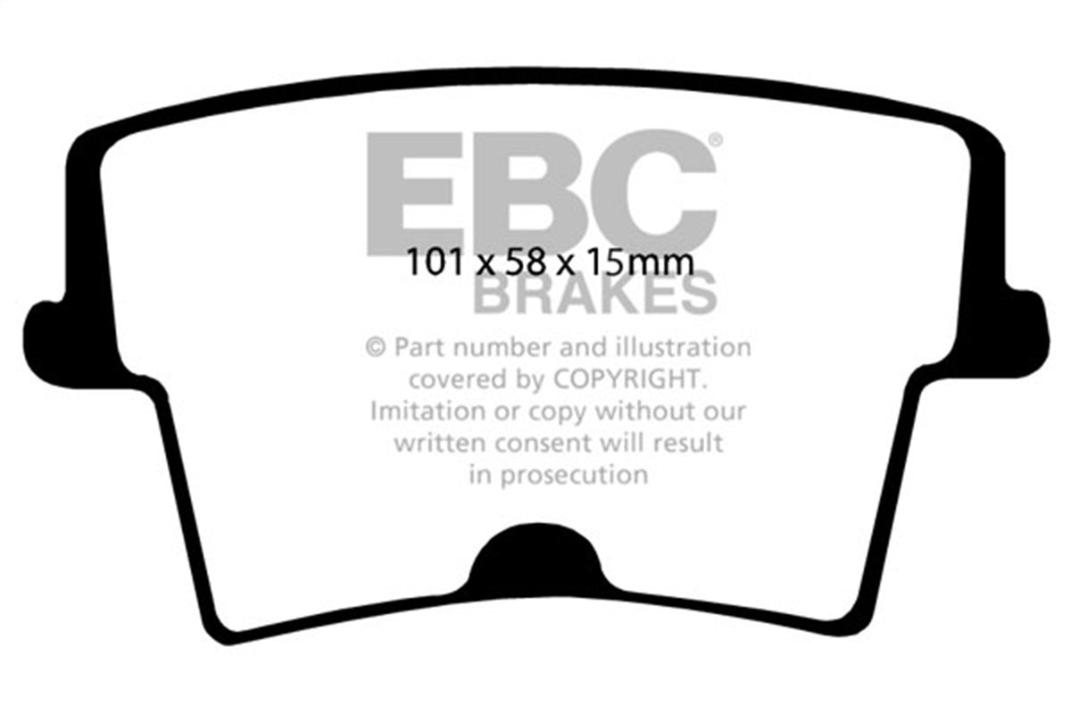 EBC Brakes - Yellowstuff Street And Track Brake Pads - DP41722/2R