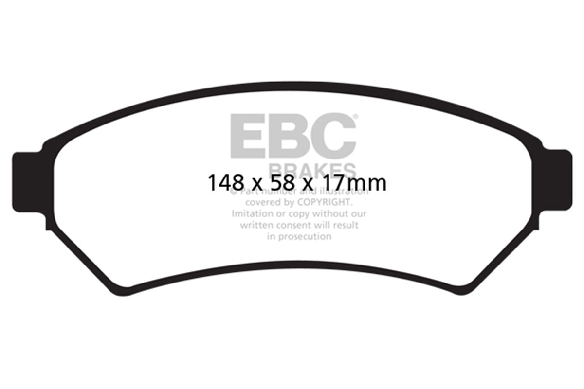 EBC Brakes - Yellowstuff Street And Track Brake Pads - DP41727R