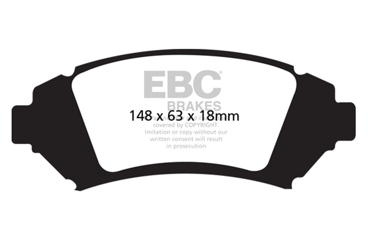 EBC Brakes - Ultimax OEM Replacement Brake Pads - UD1076