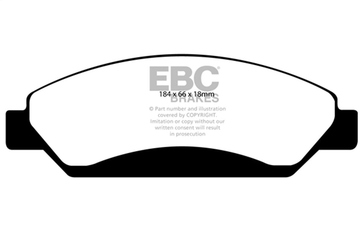 EBC Brakes - 6000 Series Greenstuff Truck/SUV Brakes Disc Pads - DP61742