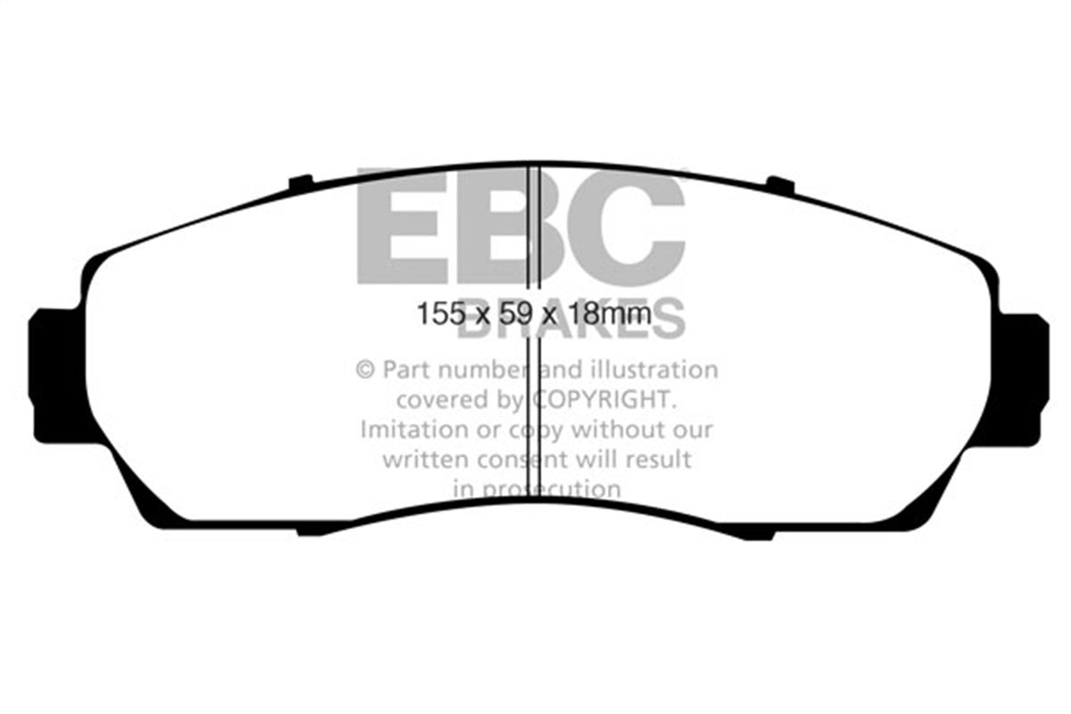 EBC Brakes - 6000 Series Greenstuff Truck/SUV Brakes Disc Pads - DP61743