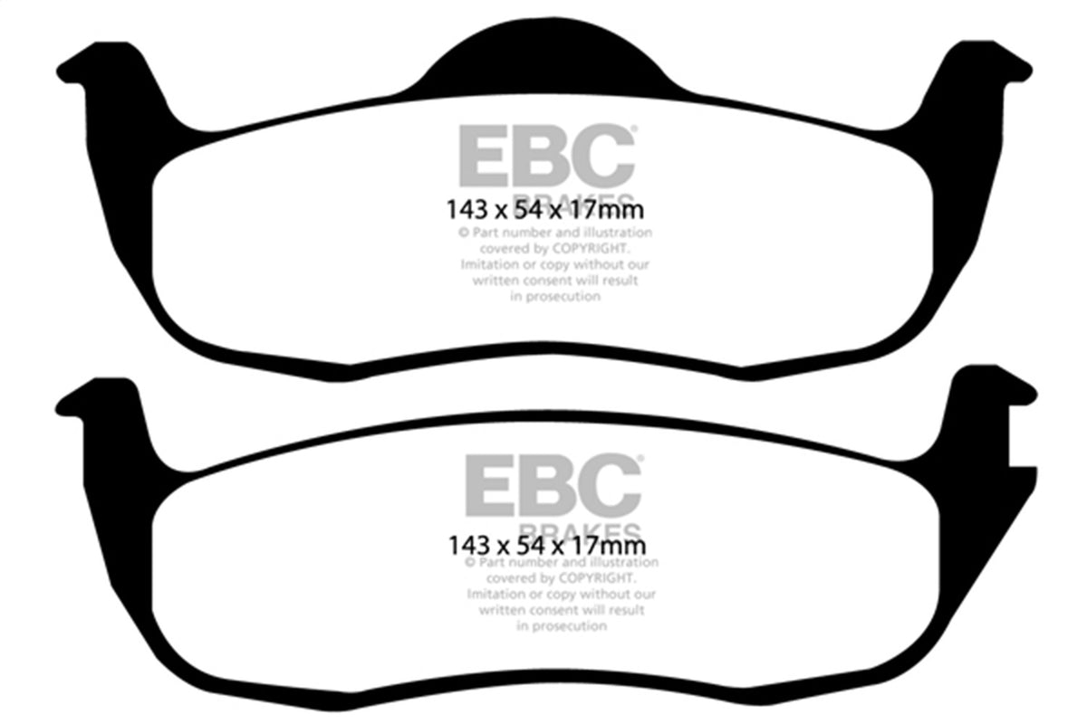 EBC Brakes - Truck/SUV Extra Duty Brake Pads - ED91745