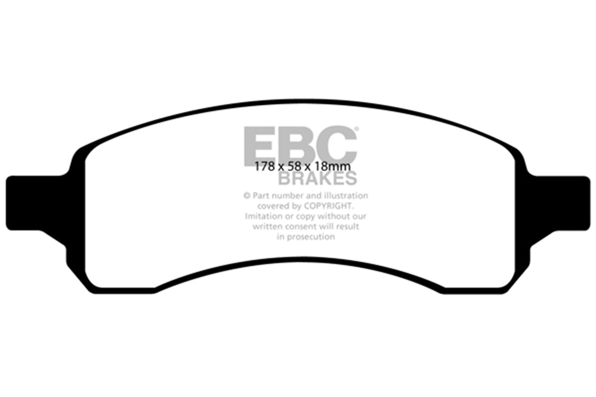 EBC Brakes - Truck/SUV Extra Duty Brake Pads - ED91761