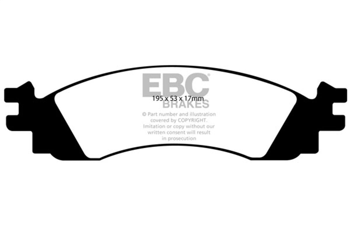 EBC Brakes - 6000 Series Greenstuff Truck/SUV Brakes Disc Pads - DP61767