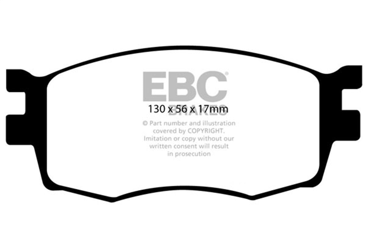EBC Brakes - Redstuff Ceramic Low Dust Brake Pads - DP31768C