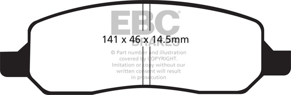 EBC Brakes - Ultimax OEM Replacement Brake Pads - UD1172