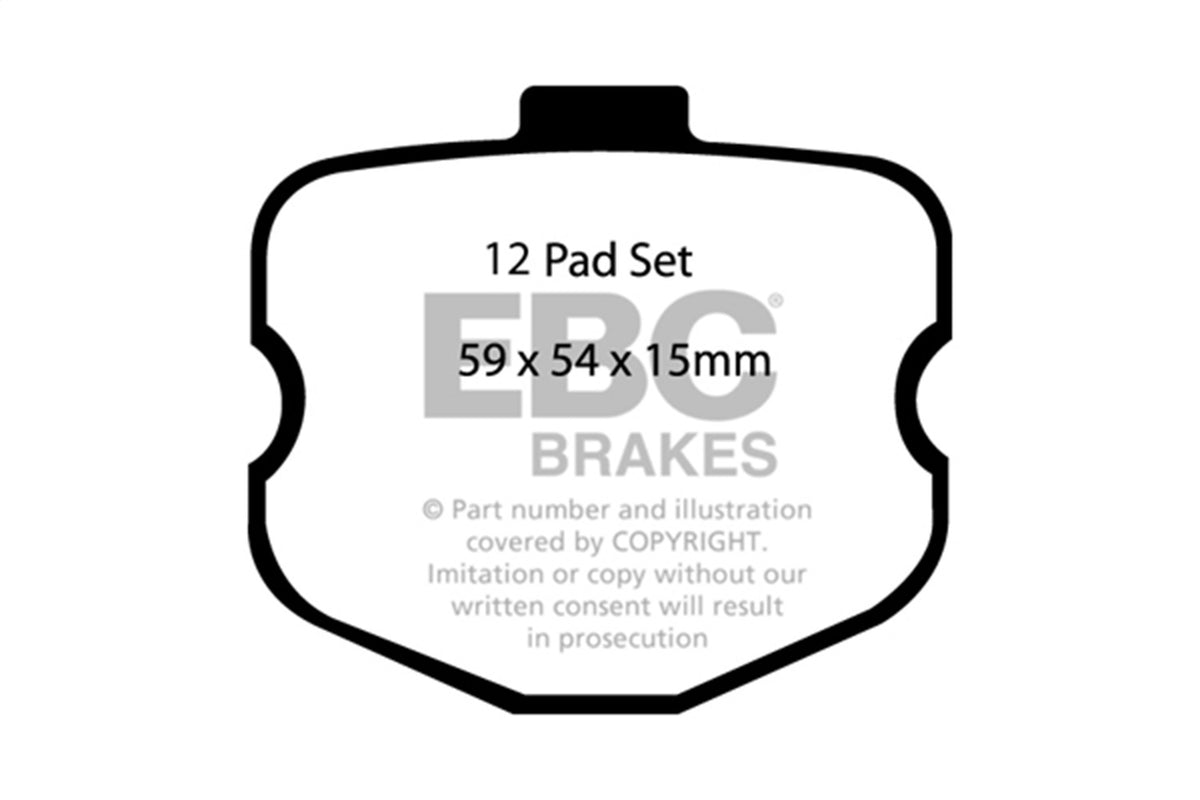 EBC Brakes - Bluestuff NDX Full Race Brake Pads - DP51771NDX