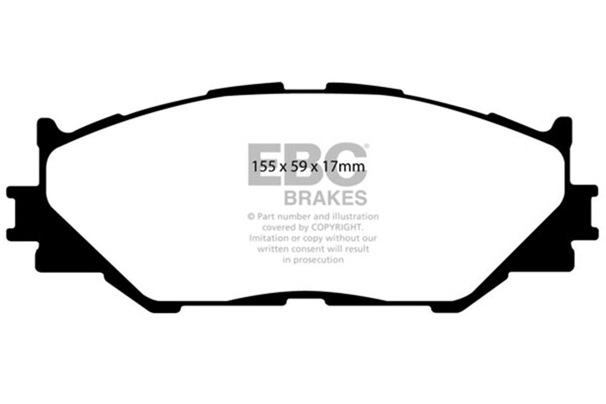 EBC Brakes - Redstuff Ceramic Low Dust Brake Pads - DP31772C