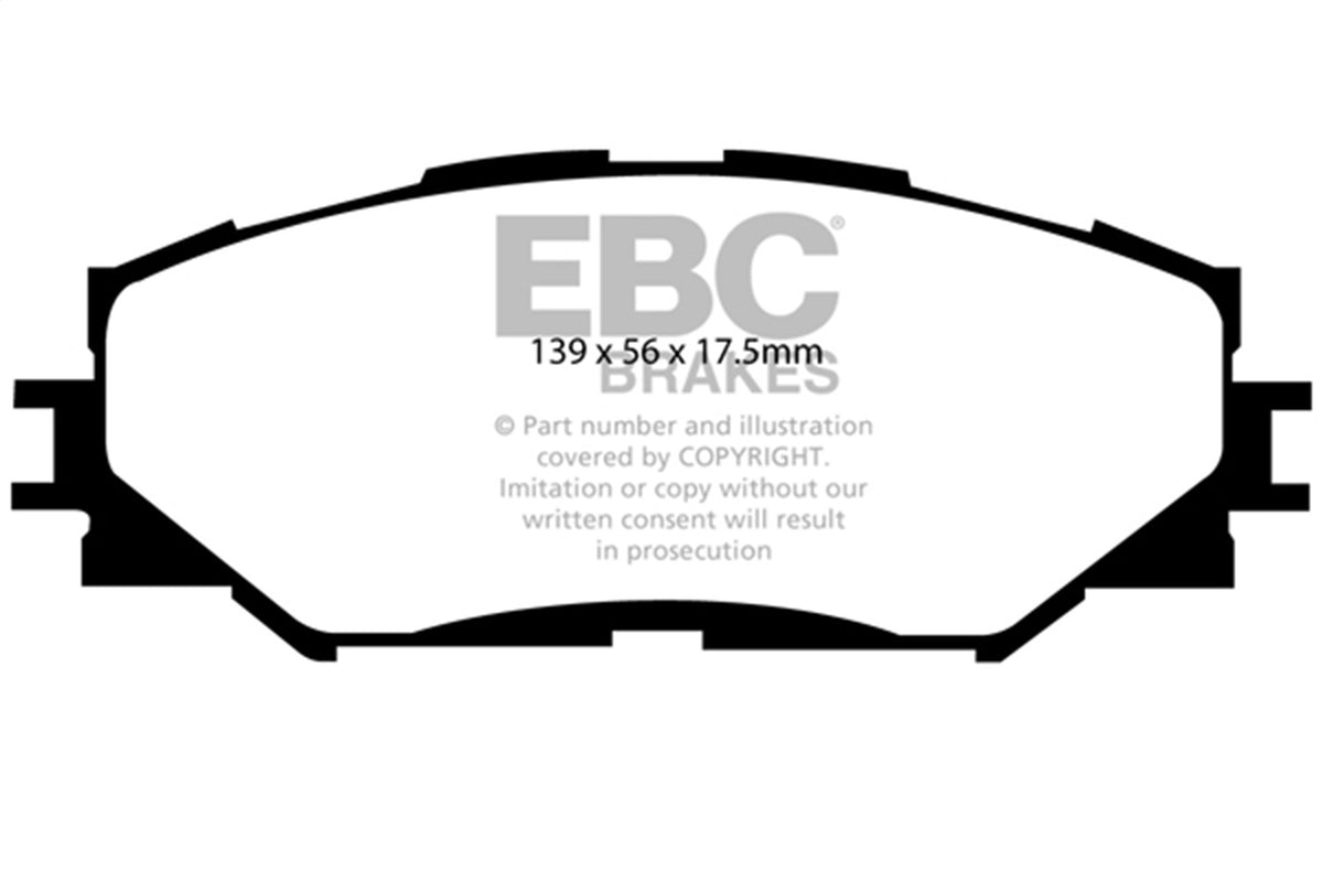 EBC Brakes - 6000 Series Greenstuff Truck/SUV Brakes Disc Pads - DP61791