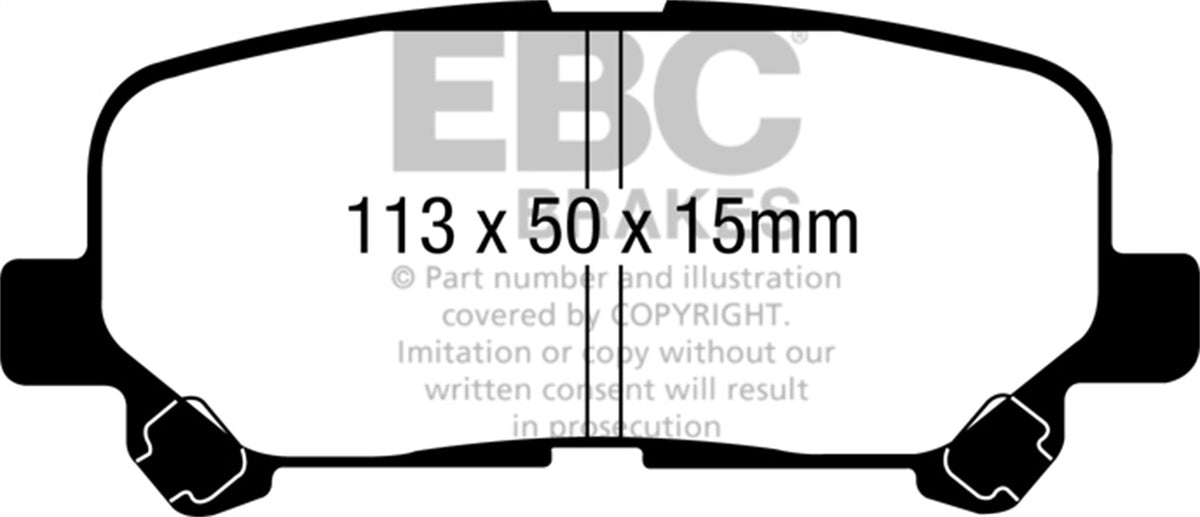 EBC Brakes - Yellowstuff Street And Track Brake Pads - DP41802R