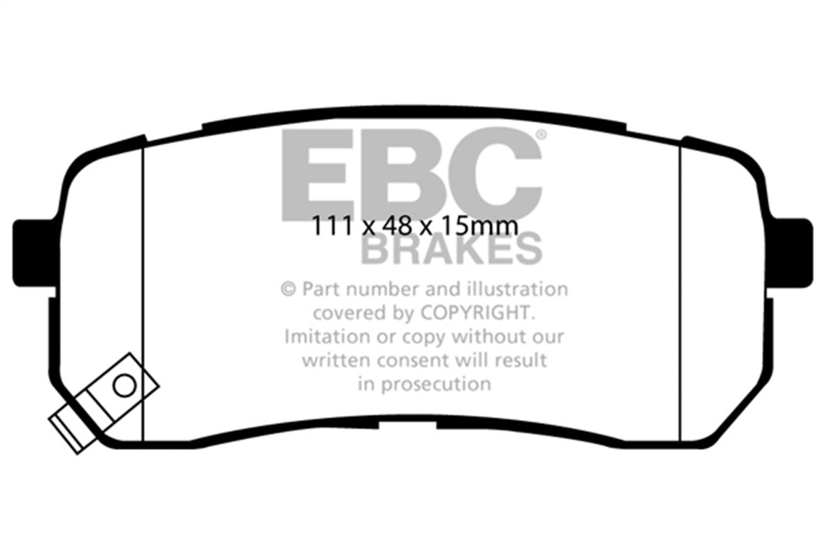 EBC Brakes - Ultimax OEM Replacement Brake Pads - UD1302