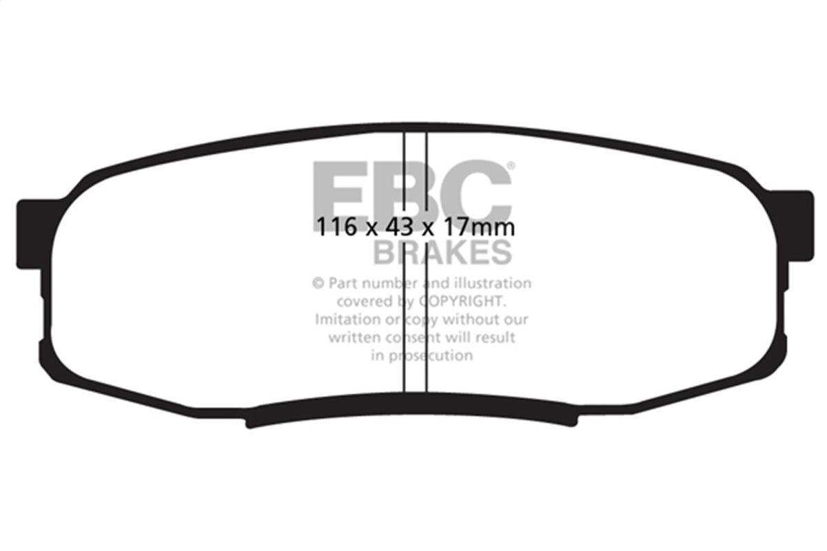 EBC Brakes - Ultimax OEM Replacement Brake Pads - UD1304