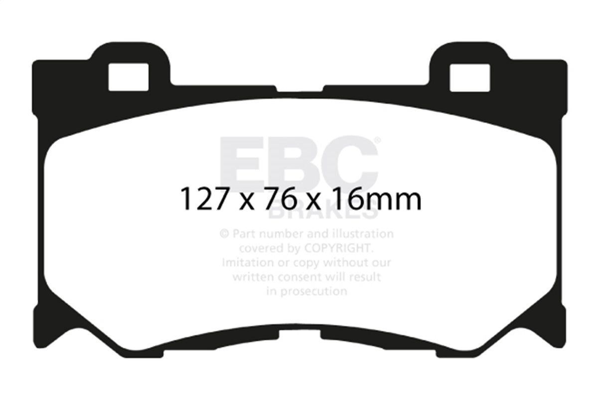 EBC Brakes - Ultimax OEM Replacement Brake Pads - UD1346