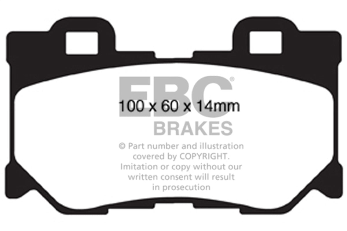 EBC Brakes - Yellowstuff Street And Track Brake Pads - DP41824R