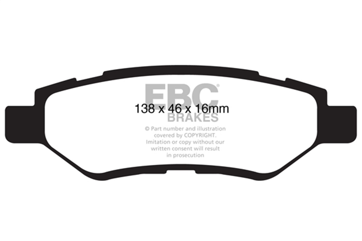 EBC Brakes - Yellowstuff Street And Track Brake Pads - DP41829R