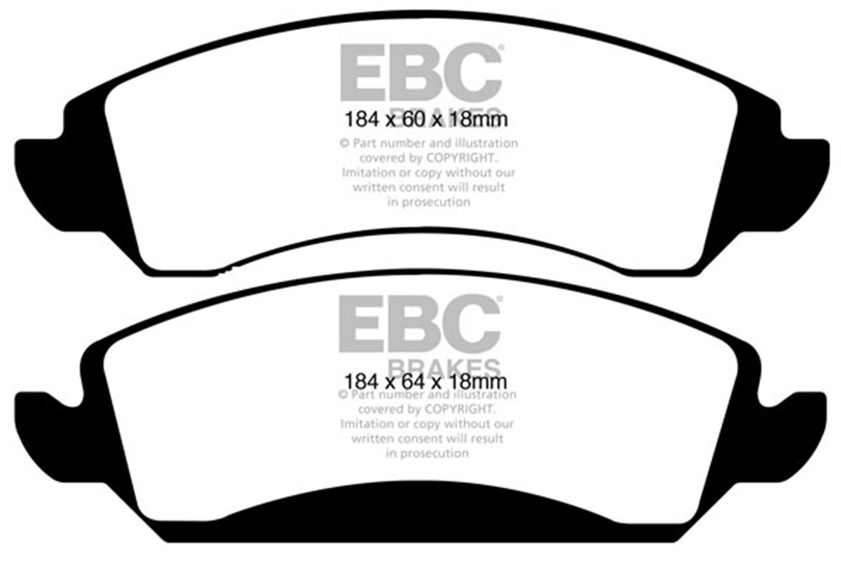 EBC Brakes - Truck/SUV Extra Duty Brake Pads - ED91830