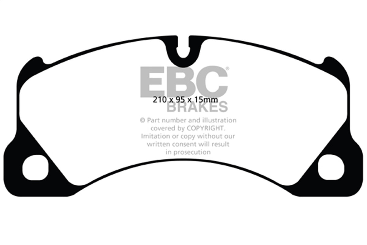 EBC Brakes - Redstuff Ceramic Low Dust Brake Pads - DP31835C