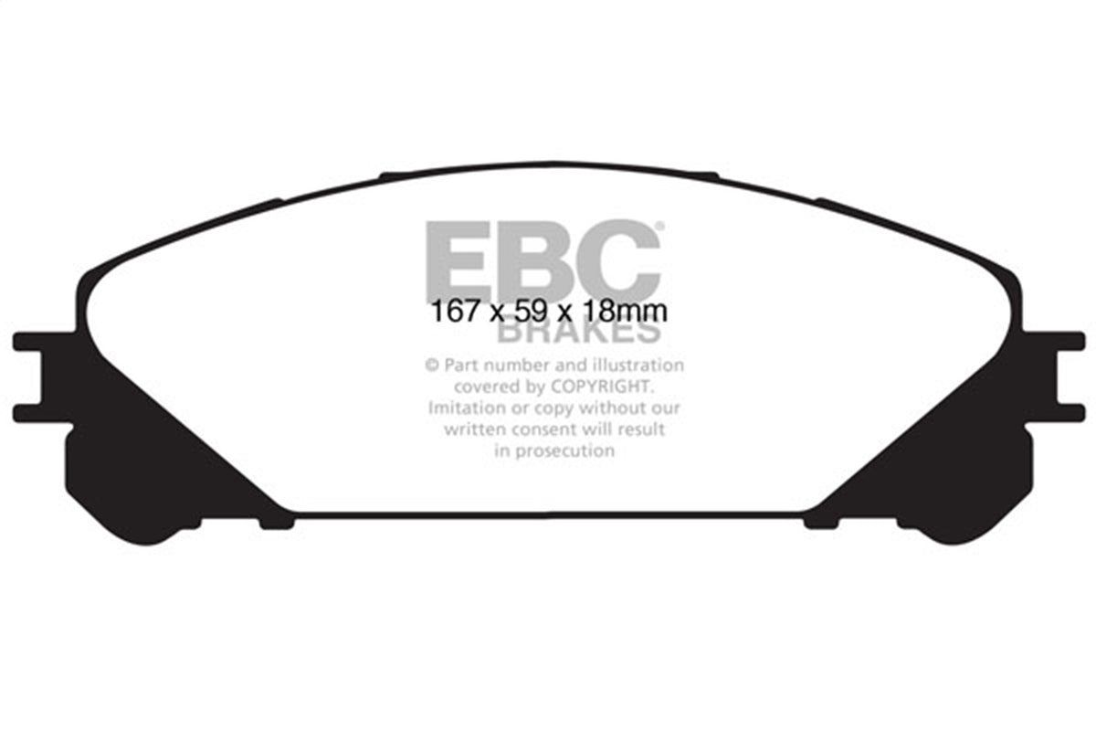 EBC Brakes - Truck/SUV Extra Duty Brake Pads - ED91837