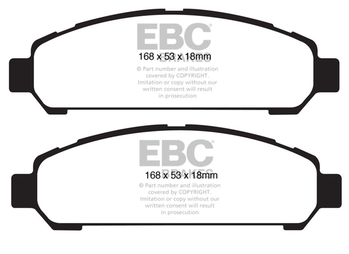 EBC Brakes - Yellowstuff Street And Track Brake Pads - DP41851R