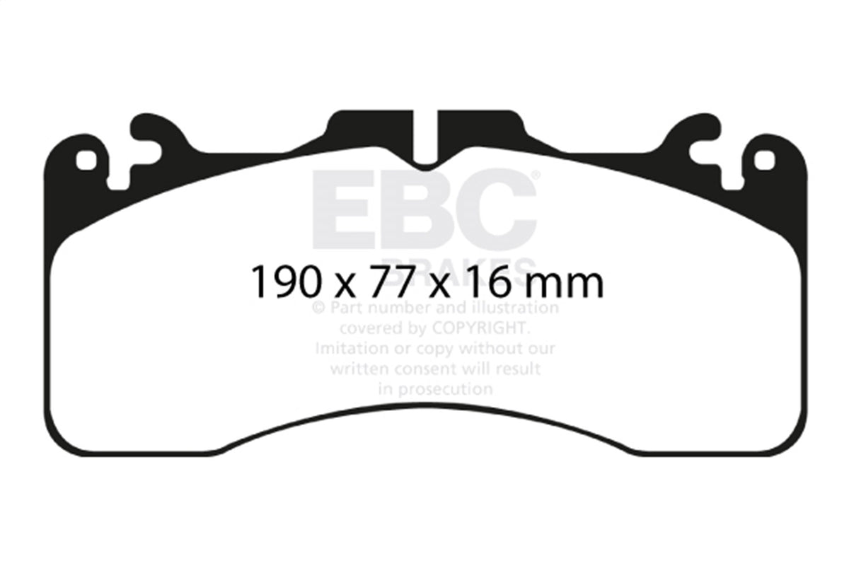 EBC Brakes - Redstuff Ceramic Low Dust Brake Pads - DP31867C