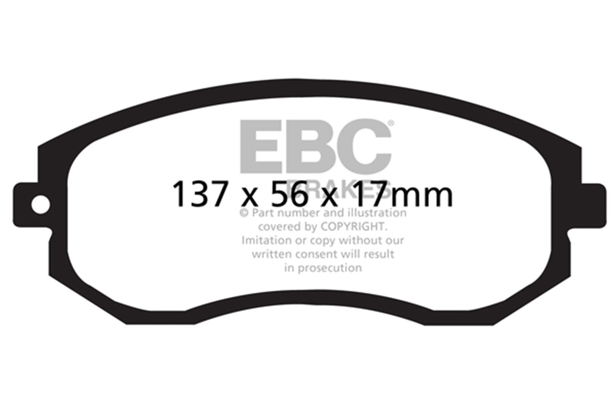 EBC Brakes - Bluestuff NDX Full Race Brake Pads - DP51884NDX