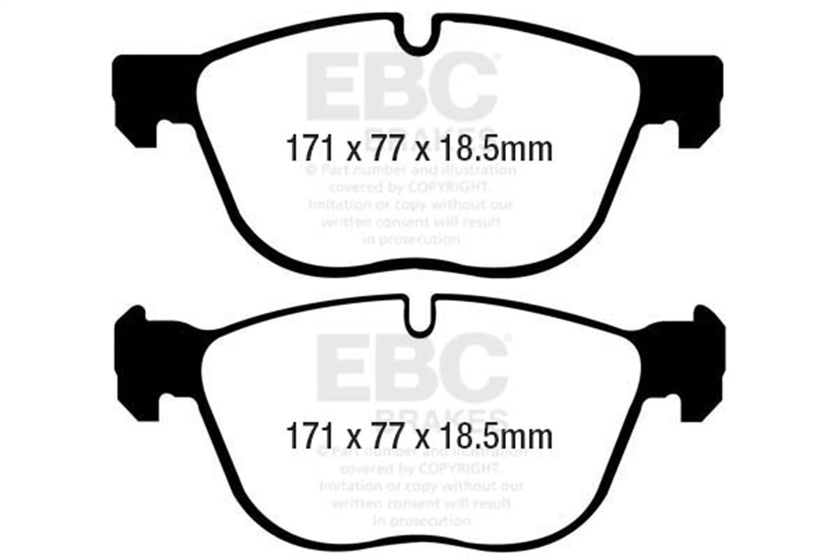 EBC Brakes - Yellowstuff Street And Track Brake Pads - DP41938R