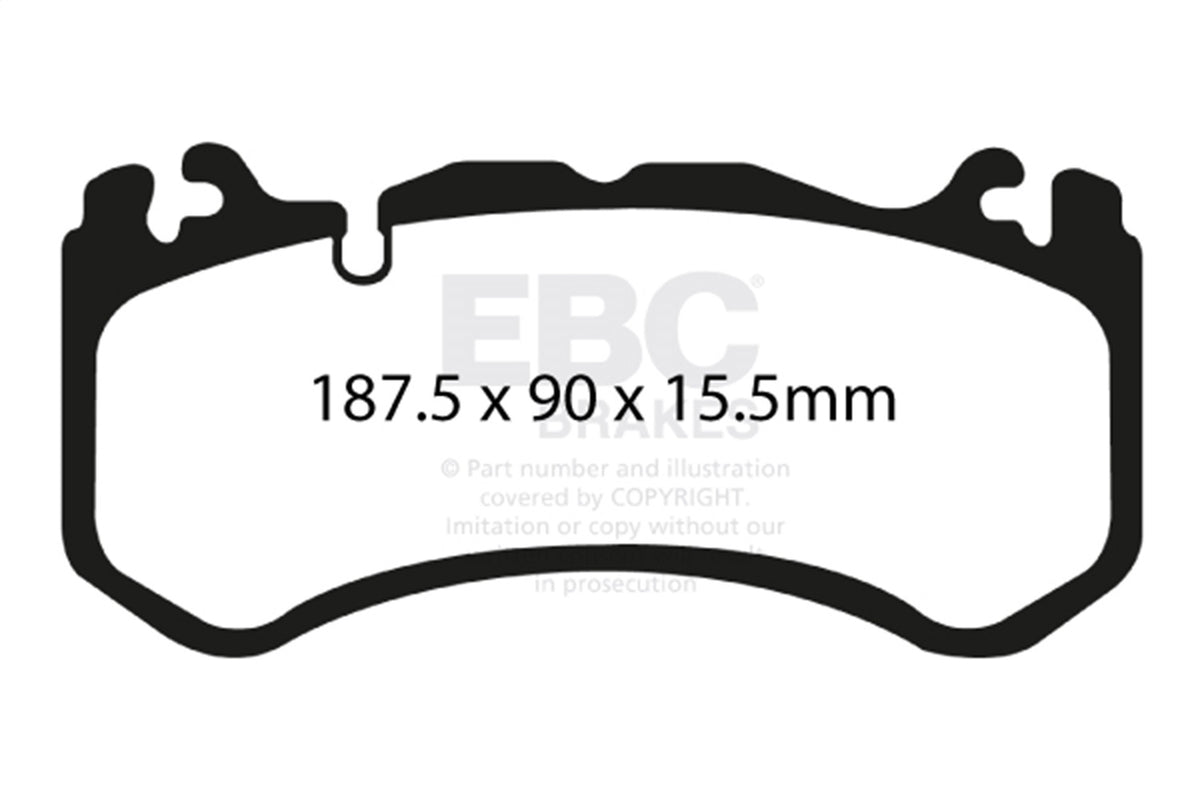 EBC Brakes - Yellowstuff Street And Track Brake Pads - DP41939R