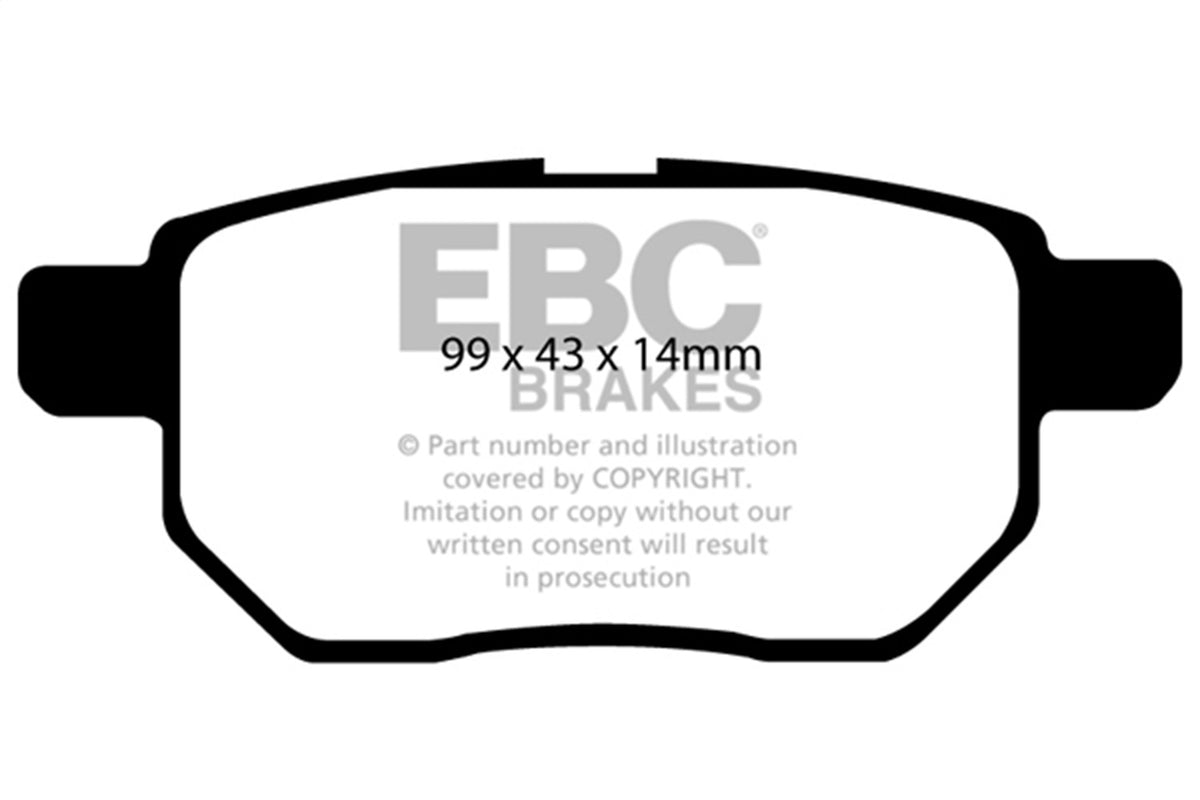 EBC Brakes - Yellowstuff Street And Track Brake Pads - DP41947R