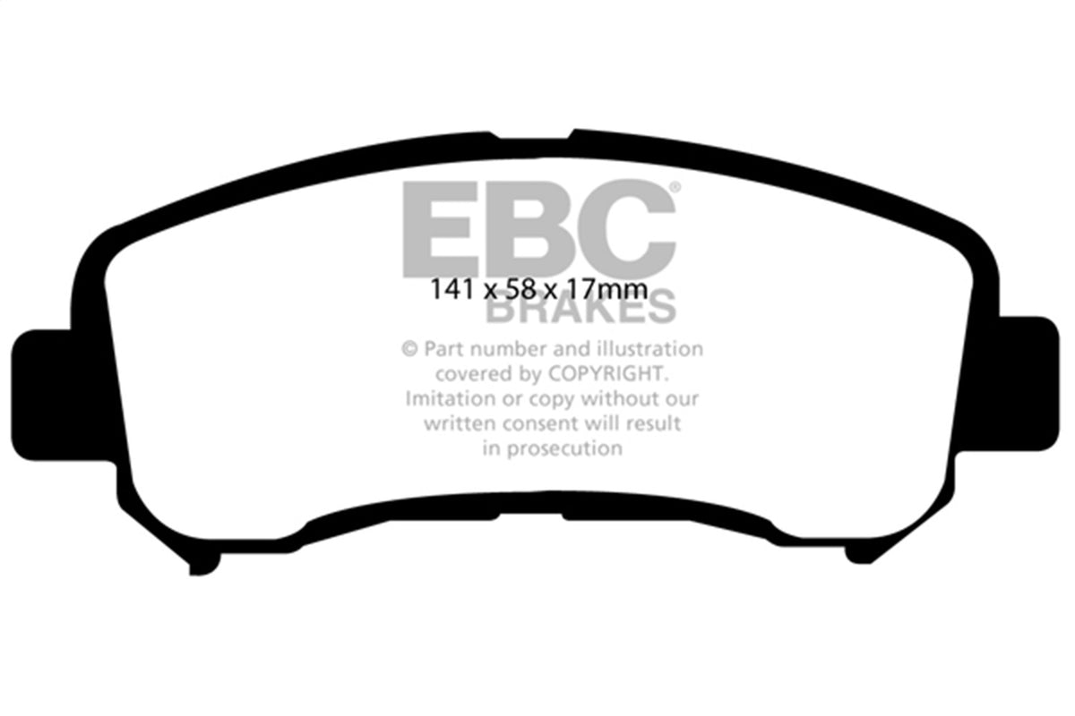 EBC Brakes - Ultimax OEM Replacement Brake Pads - UD1374