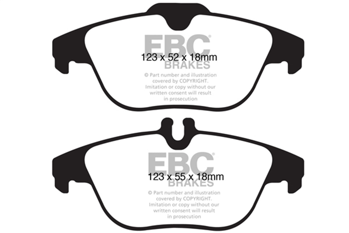 EBC Brakes - Yellowstuff Street And Track Brake Pads - DP41990R