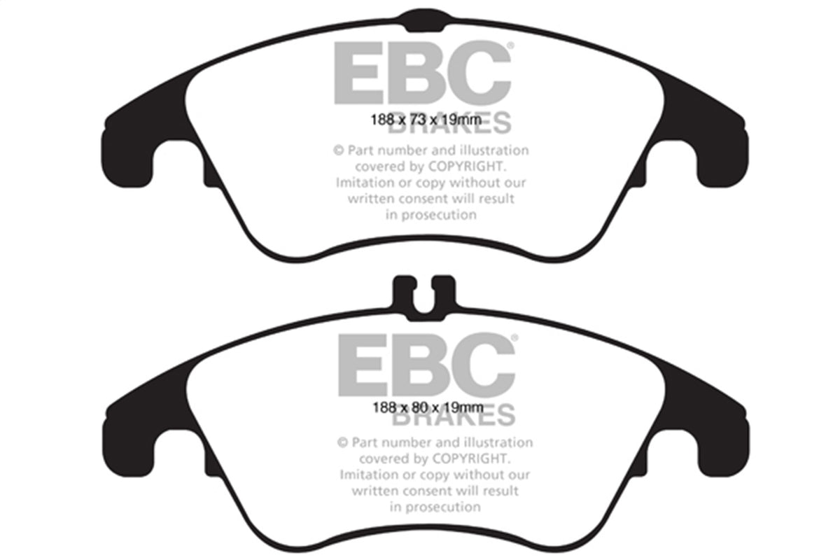 EBC Brakes - Greenstuff 2000 Series Sport Brake Pads - DP21991