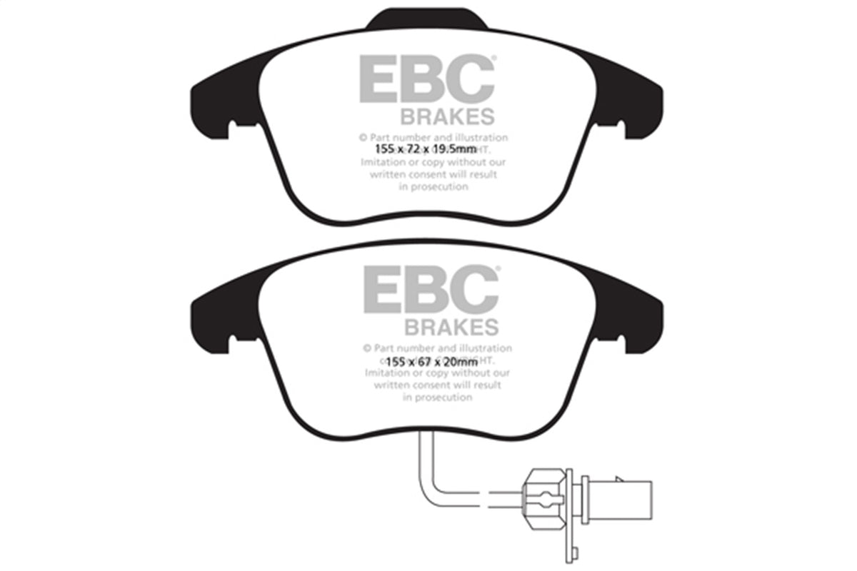 EBC Brakes - Greenstuff 2000 Series Sport Brake Pads - DP21998